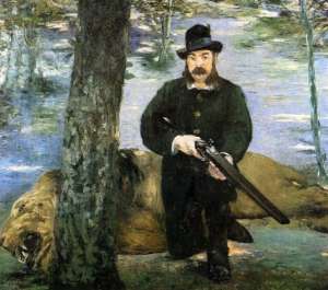 Эдуард Мане. Пертюи — охотник на львов. 1881
