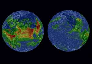 Новый интерактивный глобус позволяет оценить уровень загрязнения воздуха в разных точках планеты, а также проследить за направлением ветра, разносящего опасные примеси.