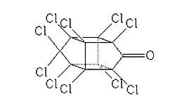 Хлордекон - структурная формула 