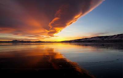 Вид озера Байкал в районе залива Мухор © Кирилл Шипицин/ТАСС