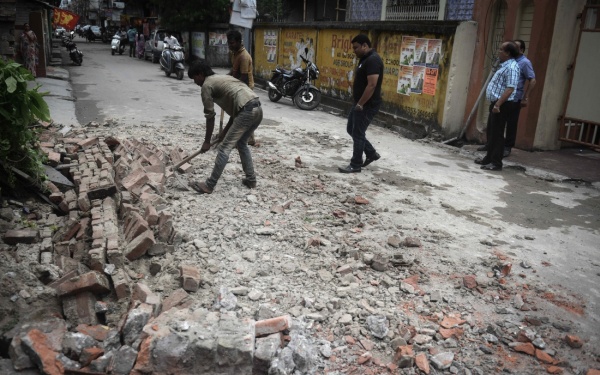Фотофакт: Страшное землетрясение в Непале